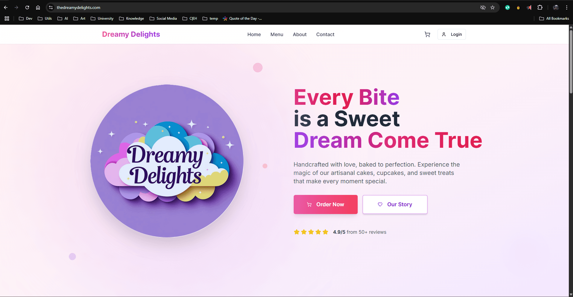 Dreamy Delights E-commerce Platform - image 1